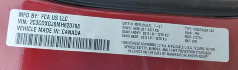 2021 Dodge Charger Scat Pack from USA, damaged, VIN 2C3CDXGJ6MH620768